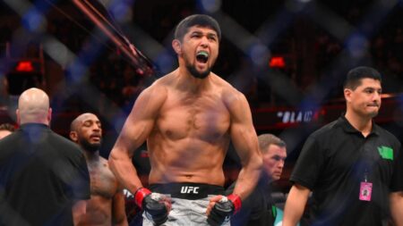 Nursulton Ruziboev Challenges Bo Nickal After Impressive Victory Over Dustin Stolfzfus at UFC Vegas 106!
