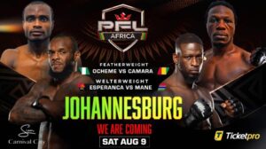 Second PFL Africa Event Set for Johannesburg on August 9