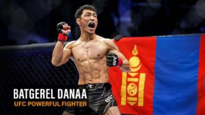 Watch – UFC veteran Danaa Batgerel scores brutal Flying knee knockout in Karate Combat debut
