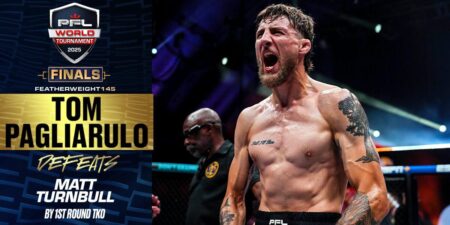 Tom Pagliarulo Fired Up to Score His First-Ever TKO Victory Over Turnbull