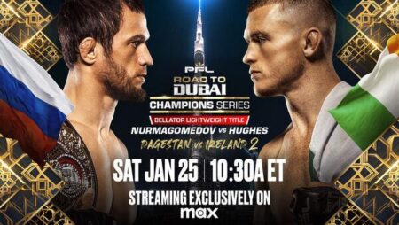 Nurmagomedov vs. Hughes 2: Exciting Full Fight Card Unveiled for PFL Dubai