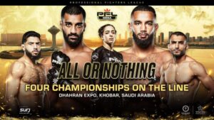 Karim Henniène’s Jaw-Dropping Flying Knee Knockout Shocks Godogo in Third Round at PFL Africa 3