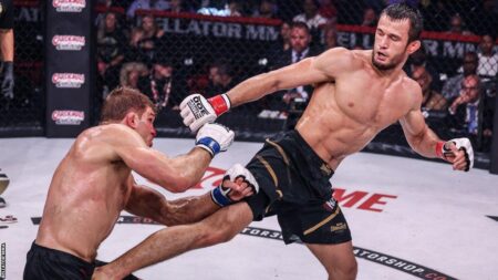 Usman Nurmagomedov Secures Another Thrilling Instant Classic Win Over Paul Hughes in PFL Dubai Main Event